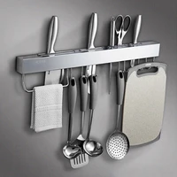 stainless steel kitchen knife organizer storage rack utensil spoon hanger mobile hook shelves gadgets portable accessorie items