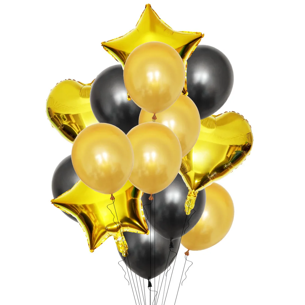 Горячая Распродажа 18 дюймов на заказ розовое золото сердце пятиконечная звезда