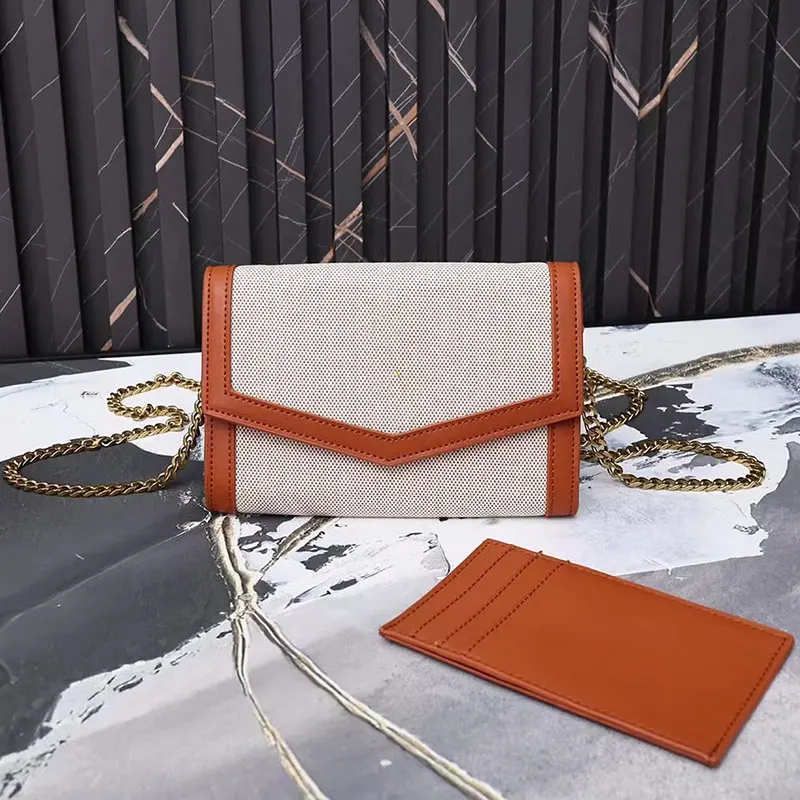 

Luxury high-quality shoulder bag clutch bag lady bag 2021 new banquet party bag lady wallet chain detachable, free card holder