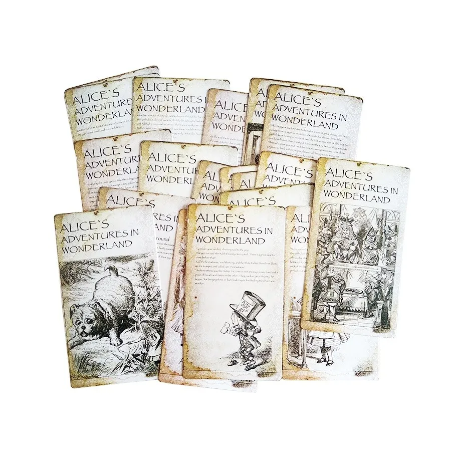 20 шт./компл. Новый Винтажный стиль Alice's Adventure in Wonderland Набор открыток открытка|vintage