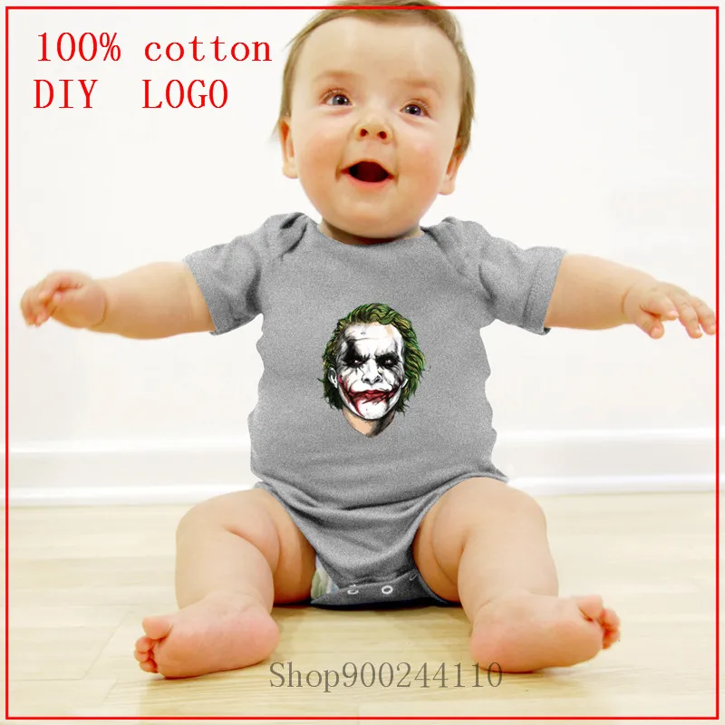 &quot Джокер &quotэскиза Стиль из хлопка для новорожденных маленьких девочек одежда