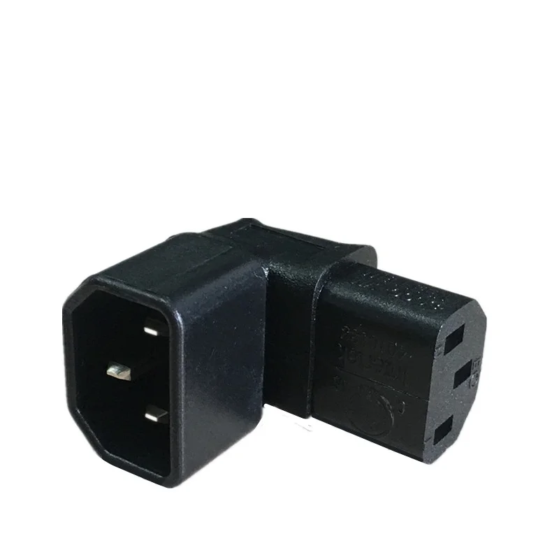 1 шт. прямоугольный IEC адаптер преобразования вниз Угловой 320 C14 в C13 для ТВ стены C14|