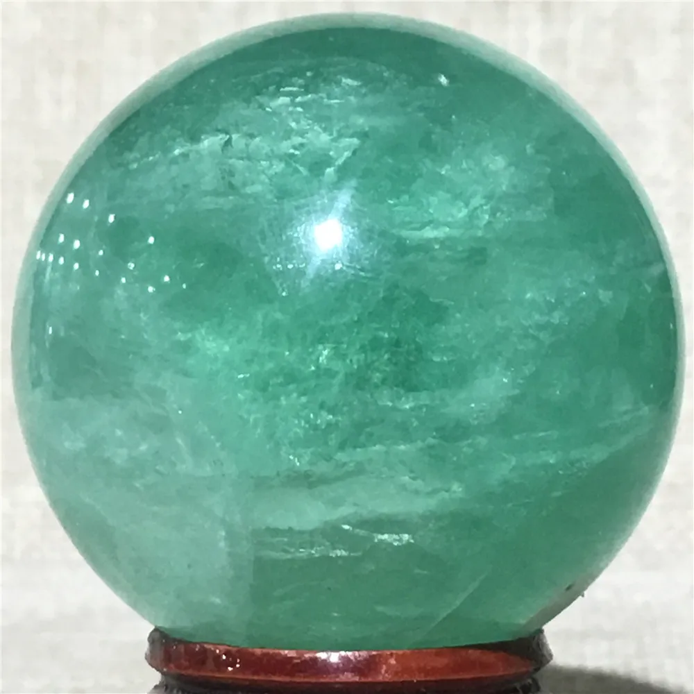

Natural Green Fluorite Quartz Crystal l Home Furnishing Wedding Decoration Stone Reiki Masters The Servants Ball Sphere