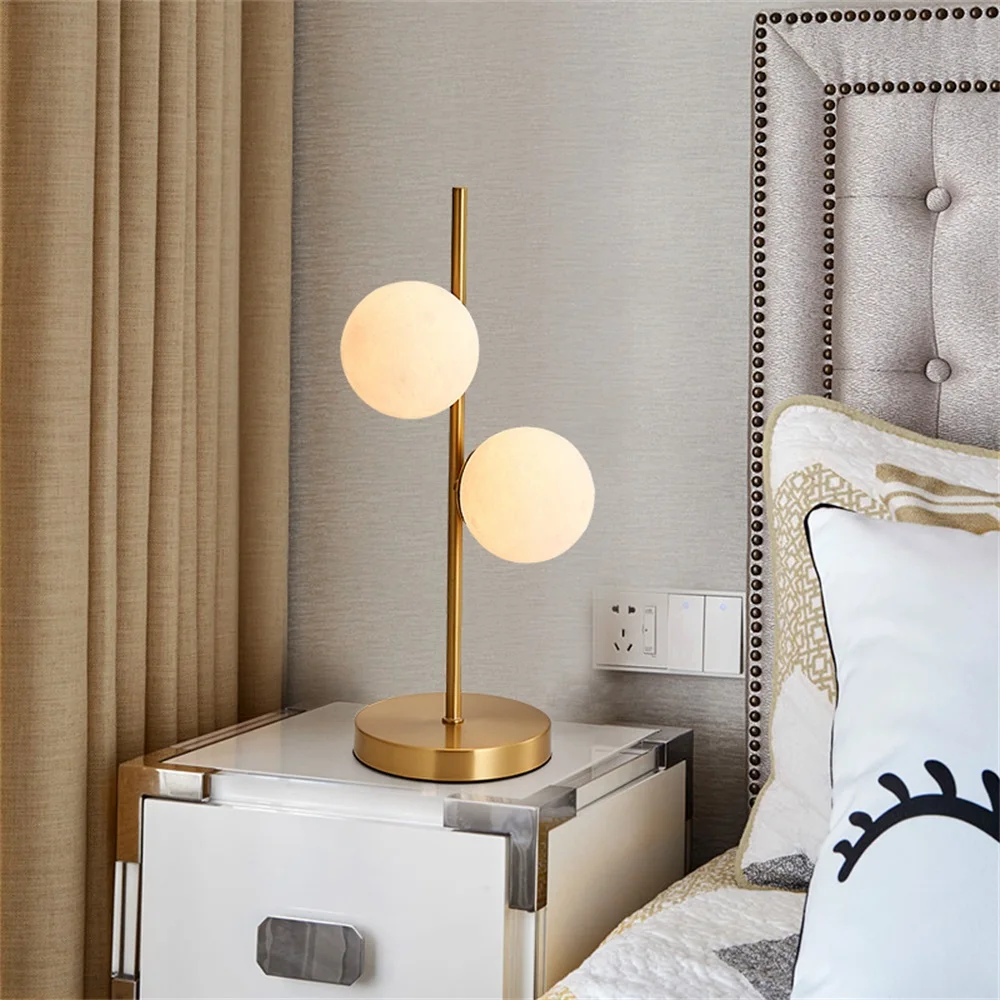 AOSONGCopper настольные лампы светильники модные декоративные для дома фойе гостиной