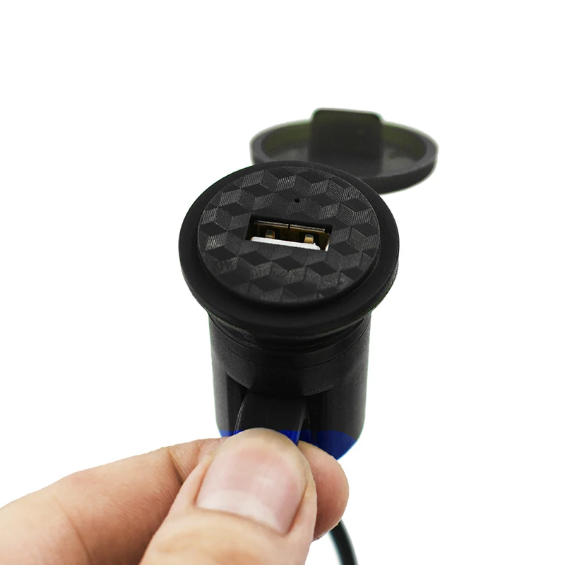 3 2*4 см 12В USB зарядное устройство гнездо адаптера питание для автомобиля мотоцикла