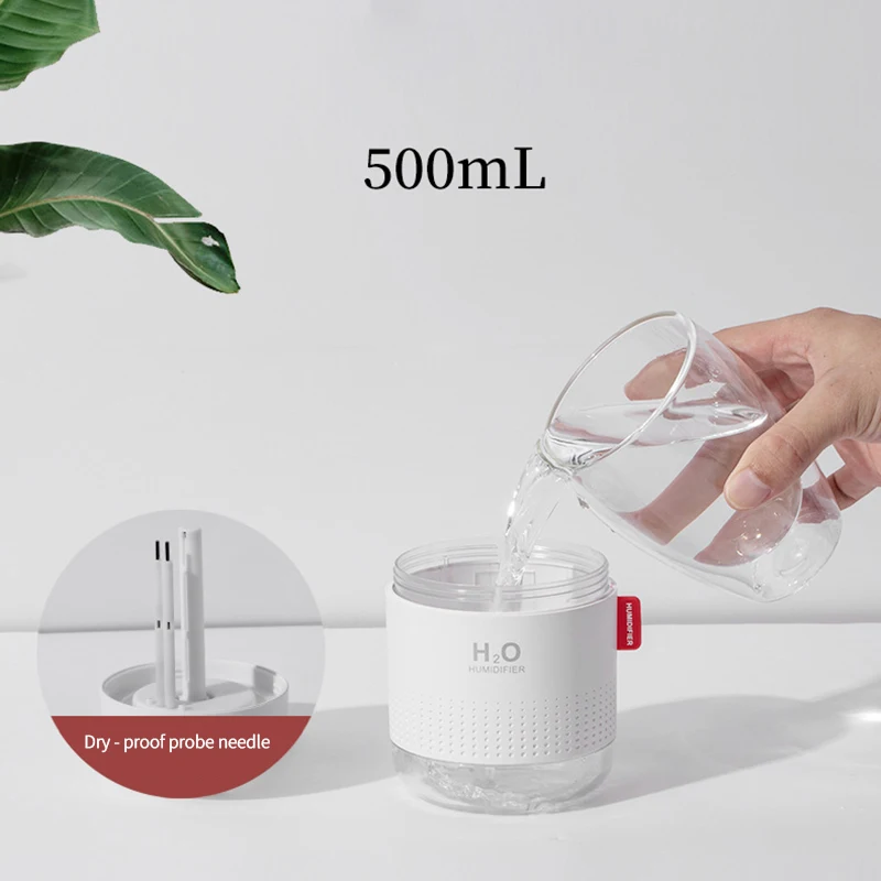 Ультразвуковой увлажнитель большой емкости с романтической лампой анио n