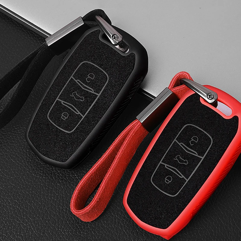 

Car Key Decorations, for Geely New Emgrand GS Boyue GL Borui S1 Vision X6 Binrui X3 Binyue TPU + Turn Fur Material Car Key Case
