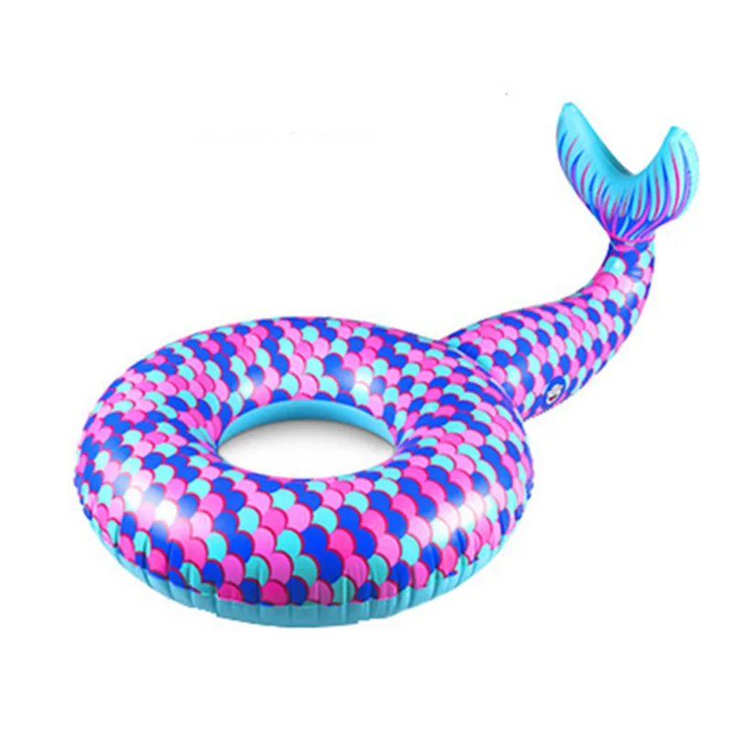 

Mermaid Inflatable Circle Rubber Ring for Swim Kids Adults Pool Float Swimming Ring Outdoor Water Sports Summer Beach Party Toys