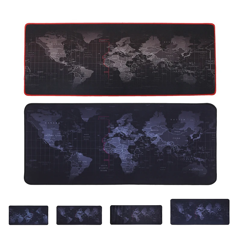 Large Mouse Pad Gamer Big Mat Gaming Computer Mousepad Rubber Surface World Map Game Mause Keyboard Desk | Компьютеры и офис