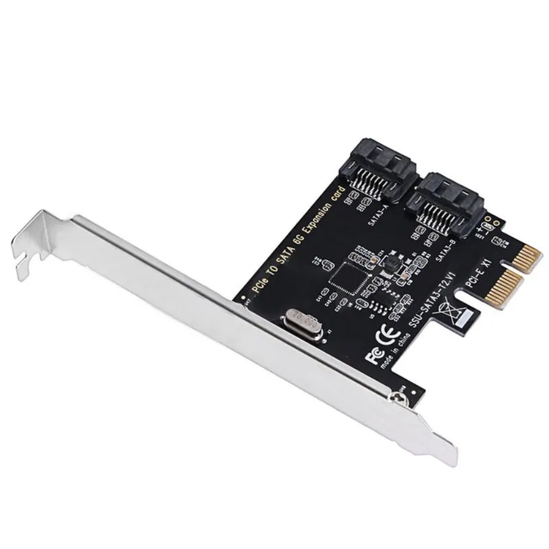 PCIe для SATA3.0 карты расширения 2 Порты и разъёмы SATA III PCI Express 6 ГБ/сек. адаптер