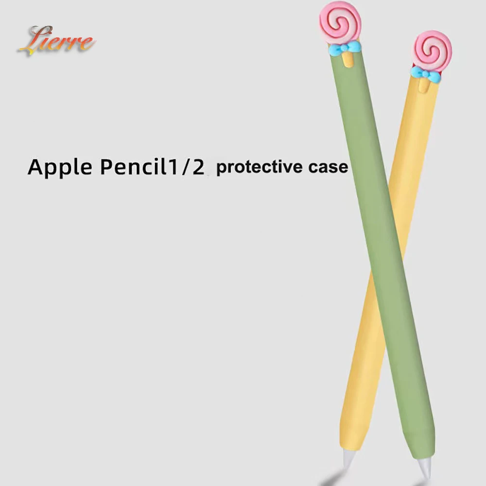For Apple Pencil 1/2 Case Pencil case Tablet Touch Stylus Pen Protective Cover For Apple pencil 2 1st 2nd Soft Silicone Case