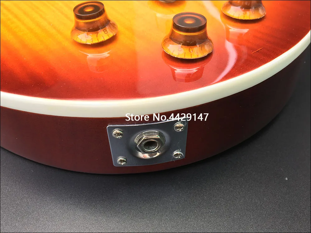 2020 Высококачественная электрическая гитара корпус из твердого красного дерева с