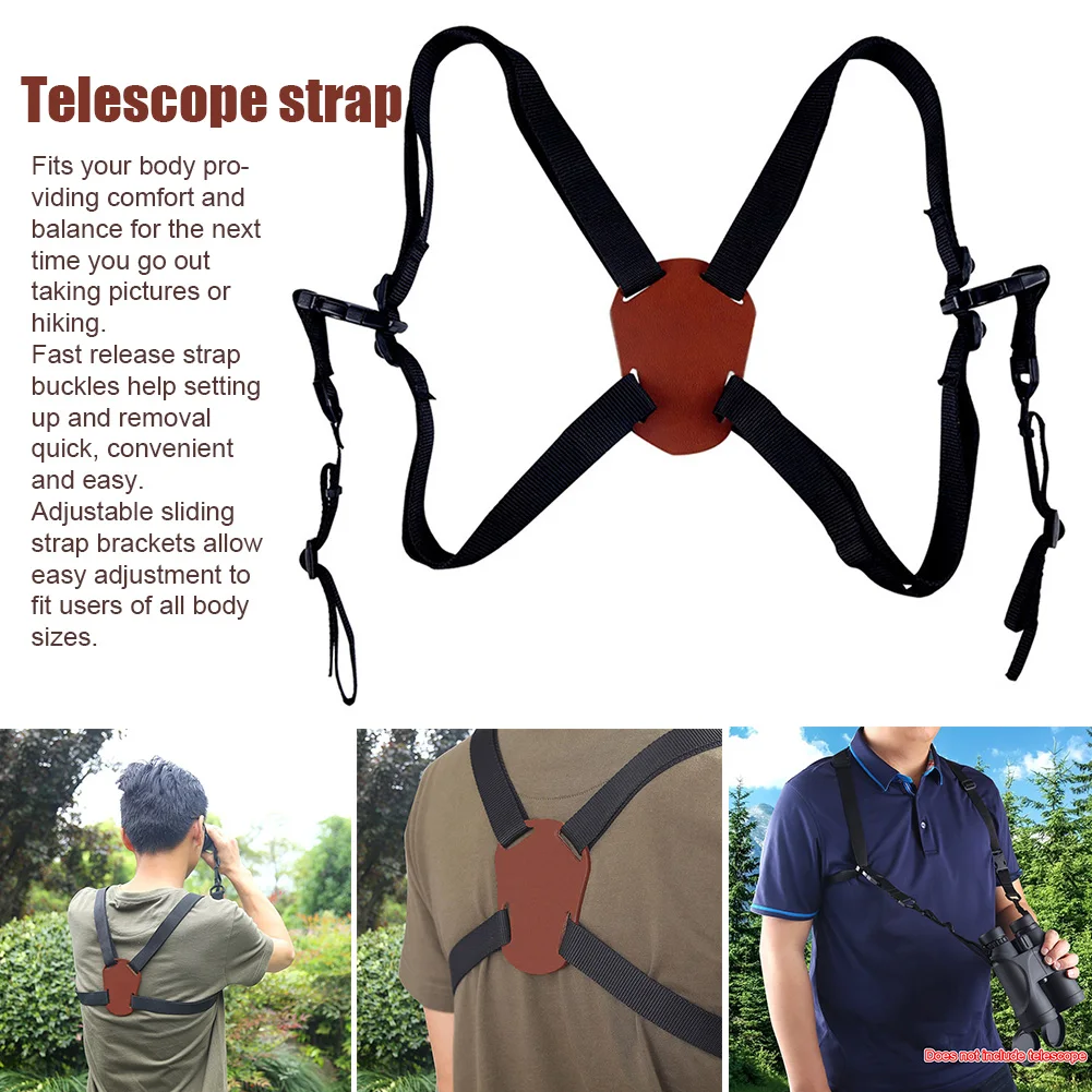 Нагрудная портупея профессиональная ремень для бинокля X образная прочная