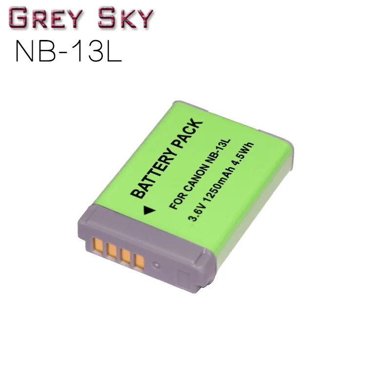 Аккумулятор NB-13L NB 13L NB13L + зарядное устройство USB с ЖК-дисплеем для Canon PowerShot G5X G7X G9X G7