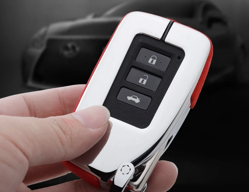 Автомобильный замшевый кожаный чехол для брелка бумажник Lexus UX260 200 ES300h ES350 ES200 ES260