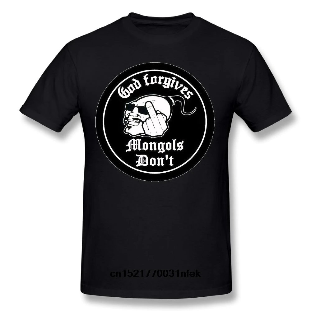 Мужская футболка Mongols MC с круглым вырезом топы Клубная (SizeS 6XL) Футболка wo men| |