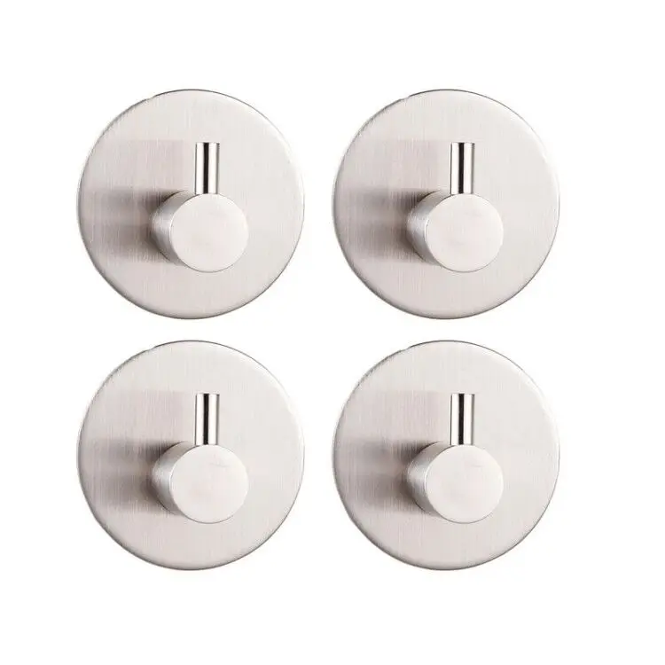 

bathroom hardware suitebathSteel Adhesive Hooks Bathroom Accessories Set Towel Hook Tissue Holder High-strength Nail-free Stick