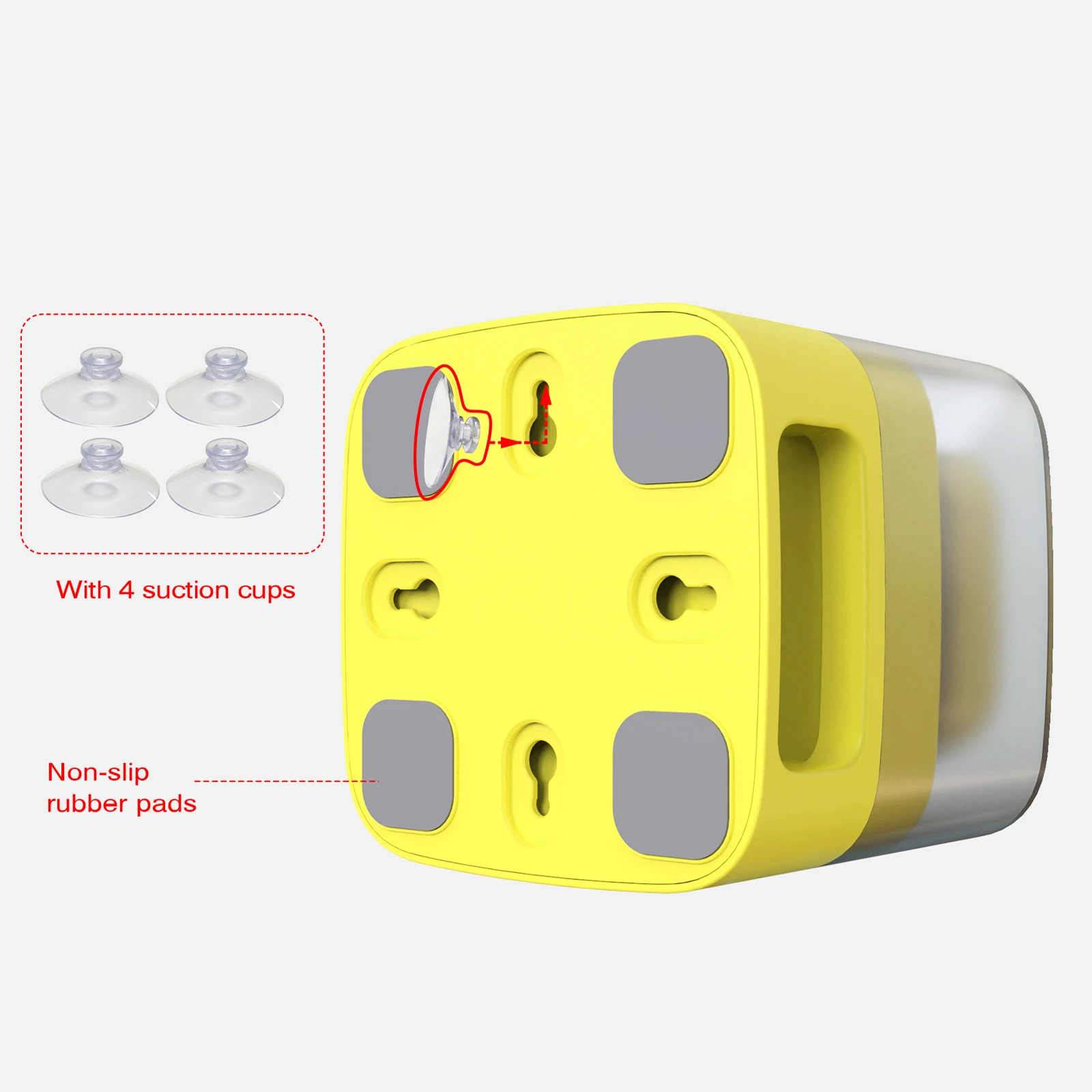 

Pet Slow Feeder Press Pops Out Food Dog Leaky Toy for Pet Increases IQ Interactive Food Dispensing Dog/Cat Slow Feed Bowl