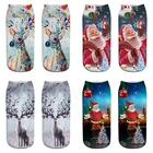 Рождественские носки с Санта-Клаусом; Вечерние носки с декором для дома; Рождественские украшения; Новогодние вечерние носки; Подарки на Рождество