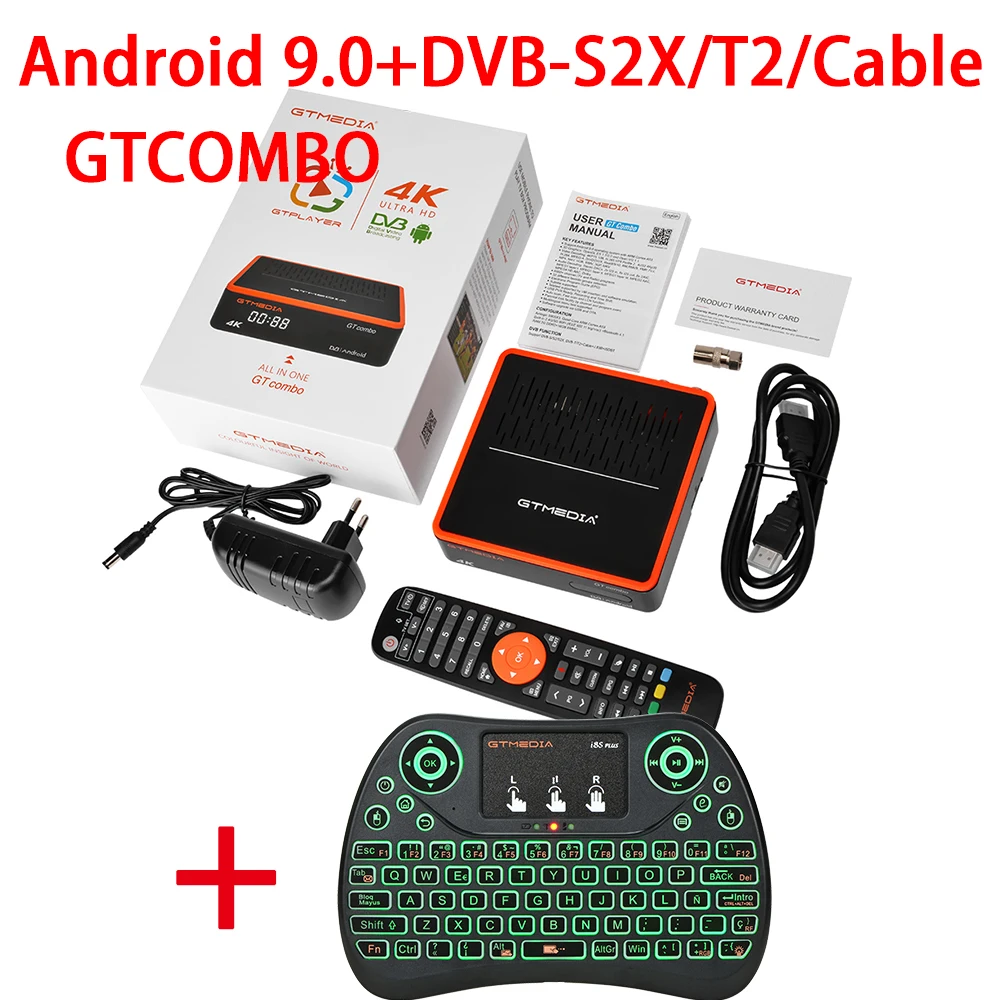 ТВ-приставка на Android спутниковый ТВ-ресивер GTmedia GTS/ pro GTMEDIA GTC/GTMEDIA GTCOMBO тюнер DVB Combo