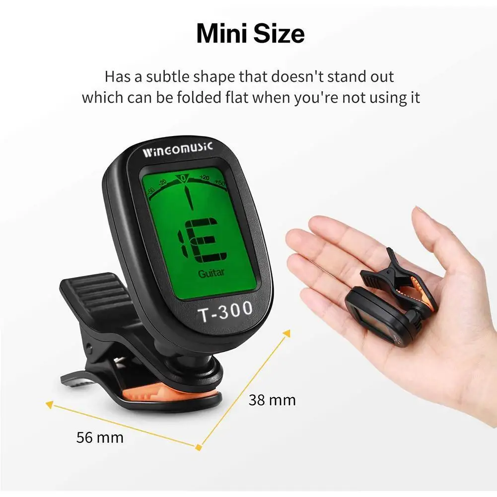 

Folk Acoustic Guitar Tuner Violin Ukulele Bass Electronic Tuning Tuner Stringed Musical Instrument Accessories Guitar Bass Tuner