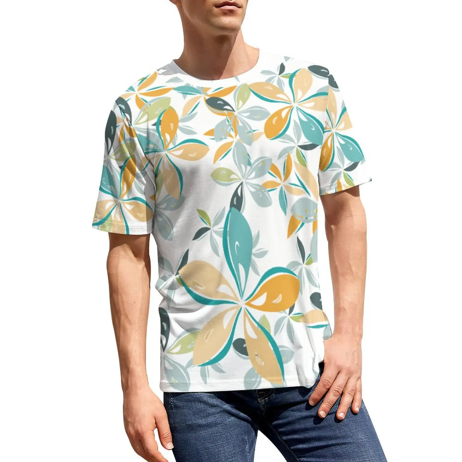 

Печать по требованию 2022 новые высококлассные полинезийские Дизайнерские повседневные свободные мужские спортивные футболки с татуировка...