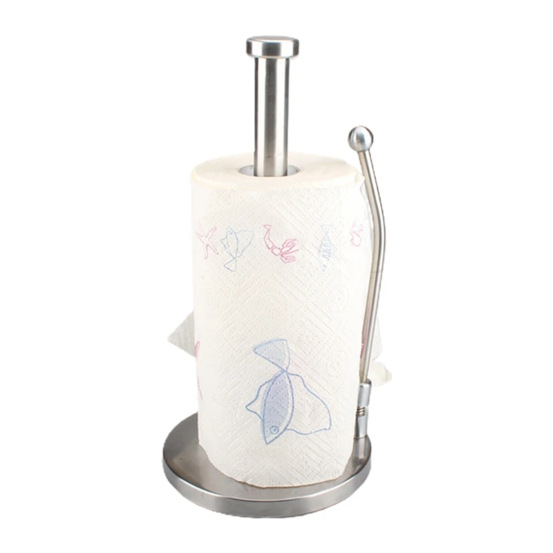 

Paper Towel Holder Stainless Steel Standing Paper Towel Organizer Roll Dispenser for Kitchen Countertop Home Dining
