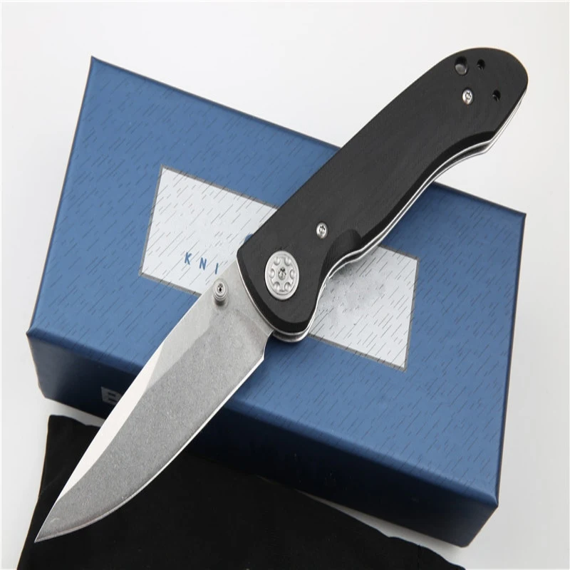 

Butterfly 968 Folding Knife Mark 20cv Stone Wash Sharp Blade G10 Handle Tactical Folding Outdoor Camping Survival EDC tool