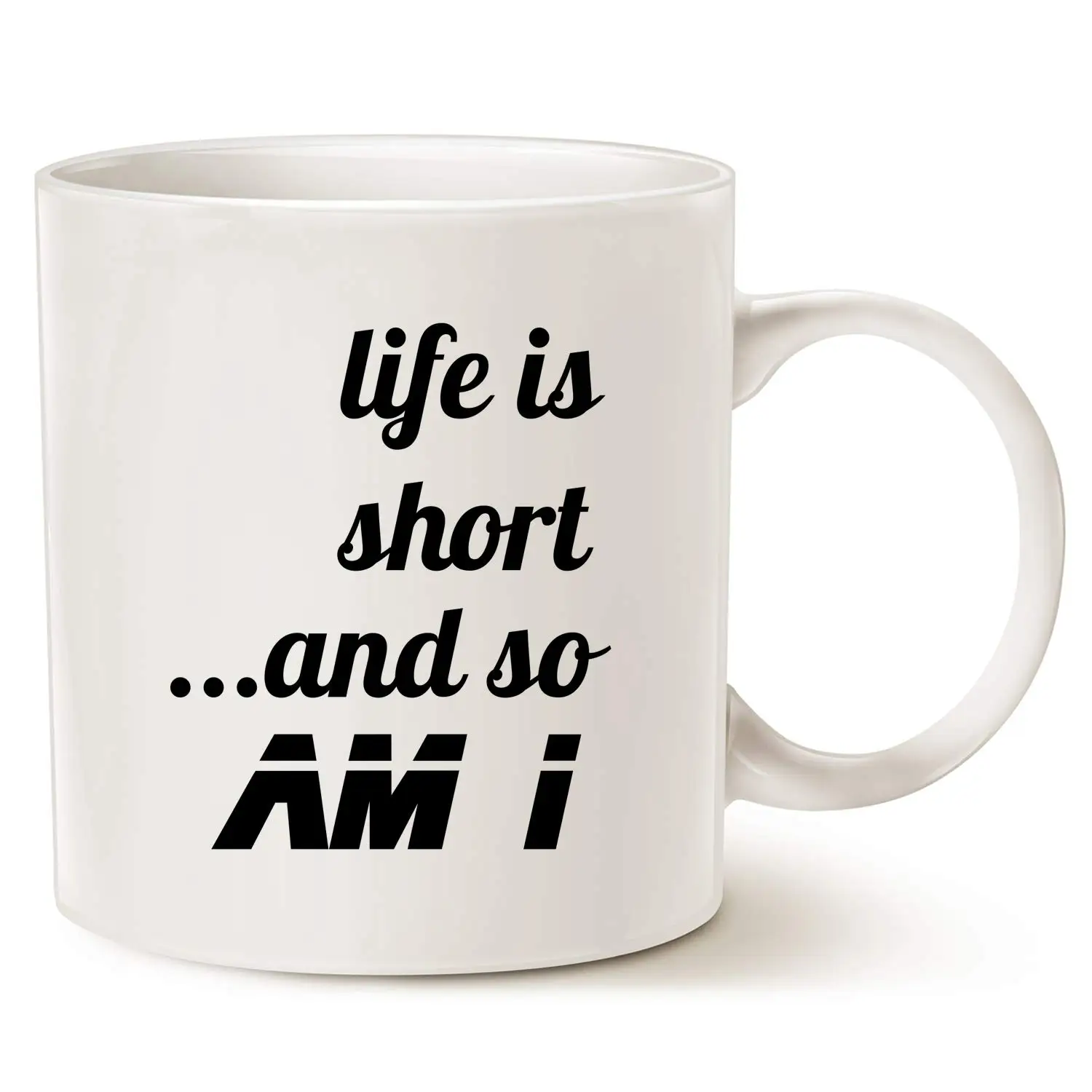 Забавная кофейная кружка с цитатами жизнь короткая и так себе лучшие