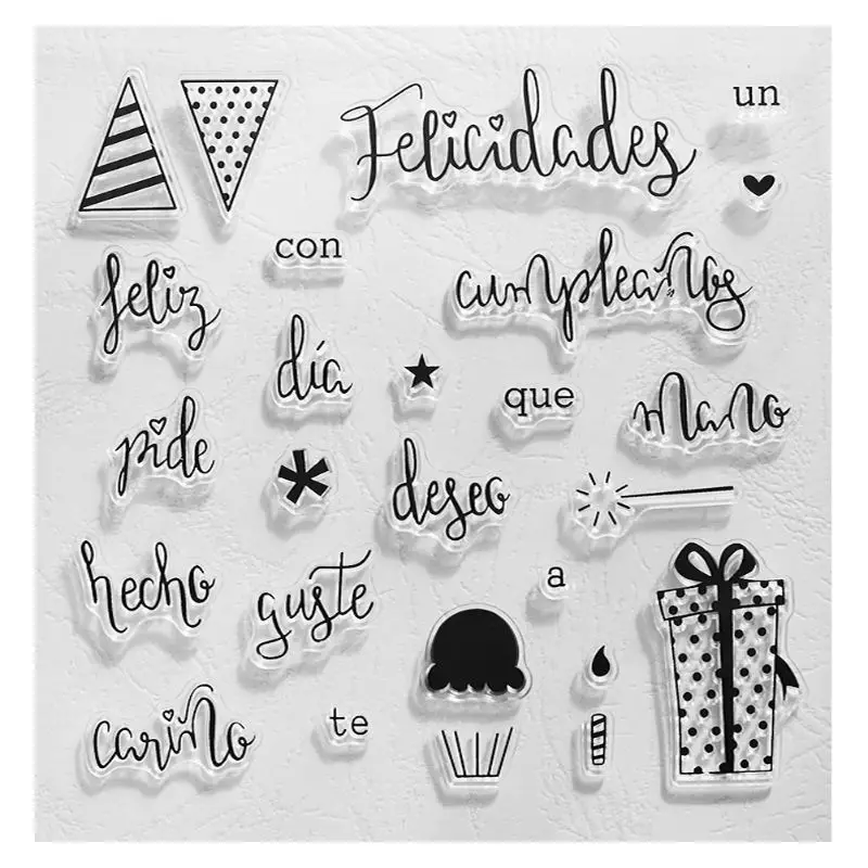 Силиконовая прозрачная печать для скрапбукинга | Дом и сад