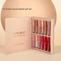12 most popular colors lip gloss set liquid lipstick matte lip gloss long lasting and showerproof non stick cup non fading