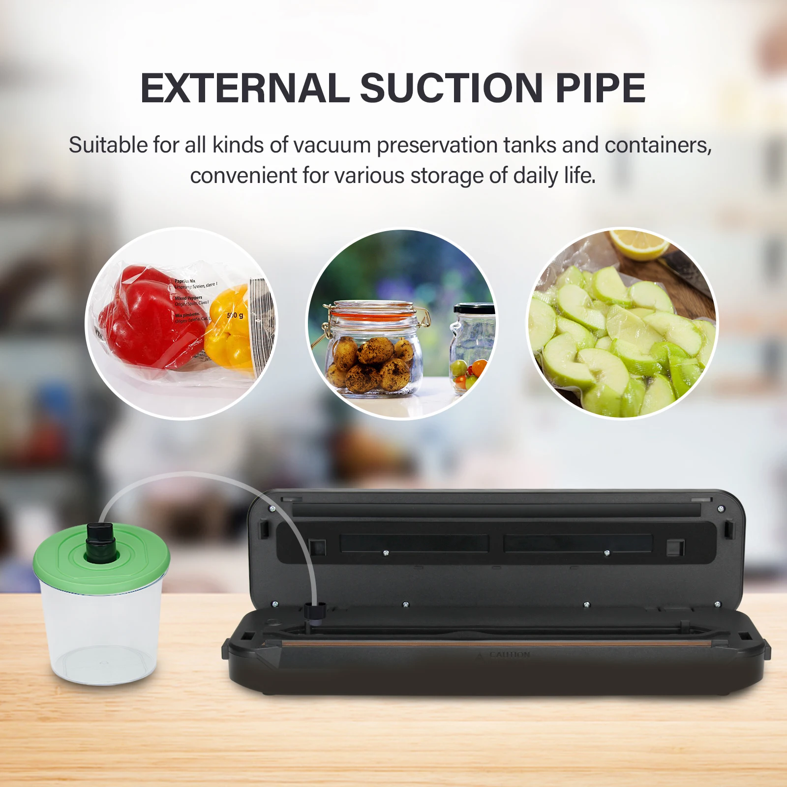 

Inkbird INK-VS01 Smart Household Food Vacuum Sealer Sous Vide Kitchen Dry&Moist Sealing Packing Tools with Complete Starter kit