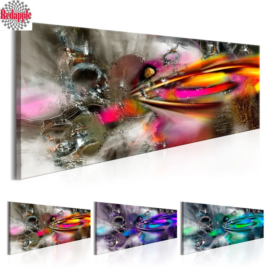 Алмазная мозаика с абстрактным светом картина большого размера имитацией льда