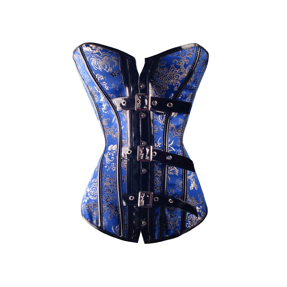 Корсет женский в стиле стимпанк пикантная жаккардовая одежда готическом бюстье