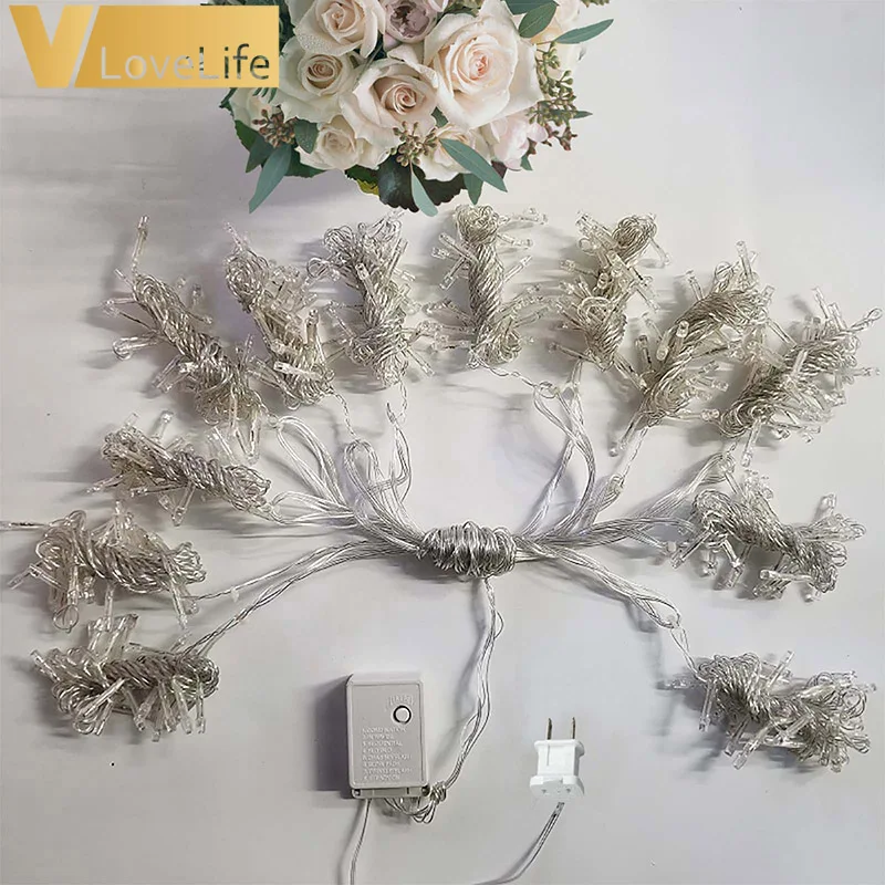 3x3 м светодиодный новогодний Рождественский гирлянда Свадебный Сказочный