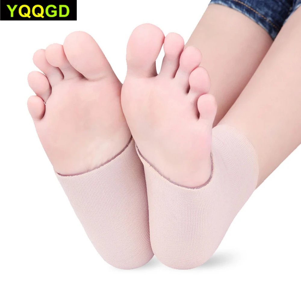

1Pair Ankle Gel Sleeves Padded skate sock protection for ankles lace bite Figure skating, hockey, roller, Inline, riding