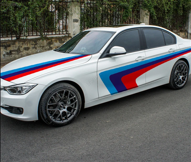 Модифицированные трехцветные автомобильные наклейки специальное украшение