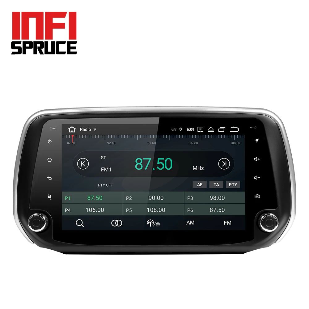 32G PX30 Новый Android 9 0 автомобильный dvd для Hyundai Santa Fe с восьмиядерным Радио Стерео gps
