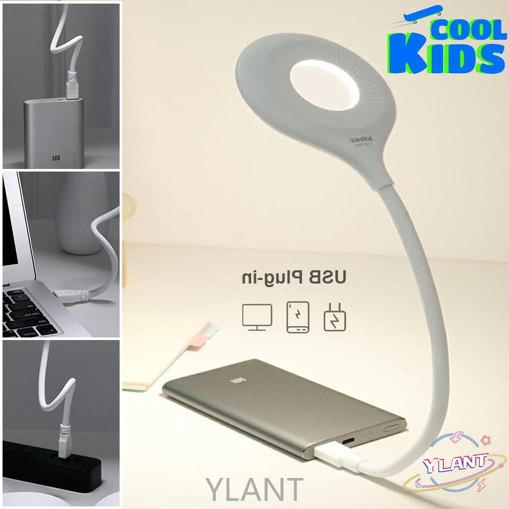 

SWT Study Reading Book Lights for Computer PC Laptop Ring Eye Care Led Light LED Table Lamp Portable USB Desk Lamp