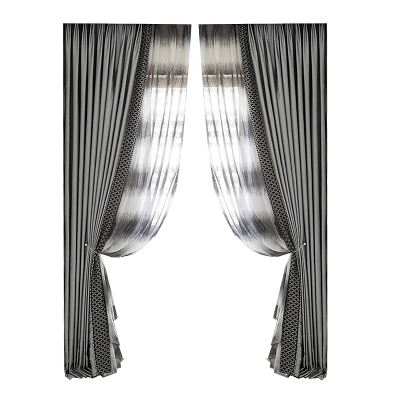 Новые американские легкие Роскошные жаккардовые кружевные сшитые плотные