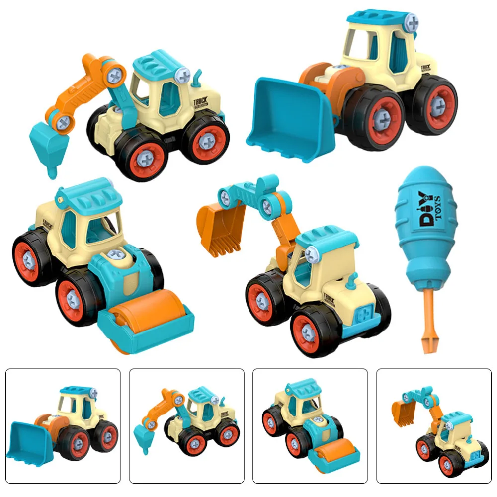 

1 Set Take Apart Construction Excavator Educational Learning Kids Gift
