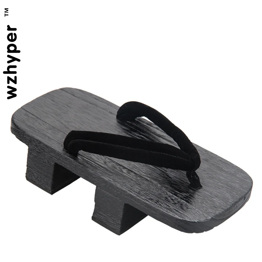 Шлепанцы мужские в традиционном японском стиле деревянная обувь для косплея