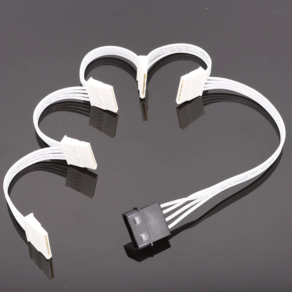 Кабель питания для жесткого диска SATA 4 контактный кабель адаптера Molex до 5x18awg