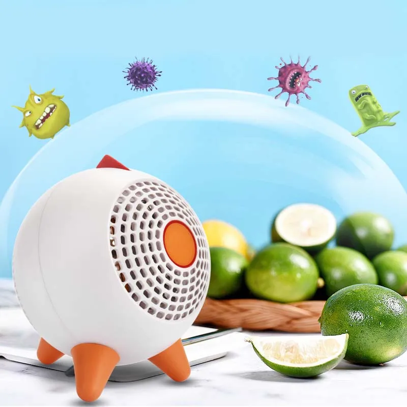 

UV Disinfection Air Purifier Refrigerator Air Purifier Negative Ion Deodorant Disinfection Bedroom Kitchen Purifier