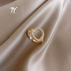 Женское кольцо с цирконом, Открытое кольцо с микро-комплектом, корейское сексуальное кольцо для свадьбы, вечеринки, ювелирные украшения для будуара, 2020