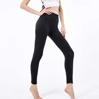 cuhakci fitness leggings women black sexy pants solid push up trousers gym elastic sport yuga polyester high waist leggins