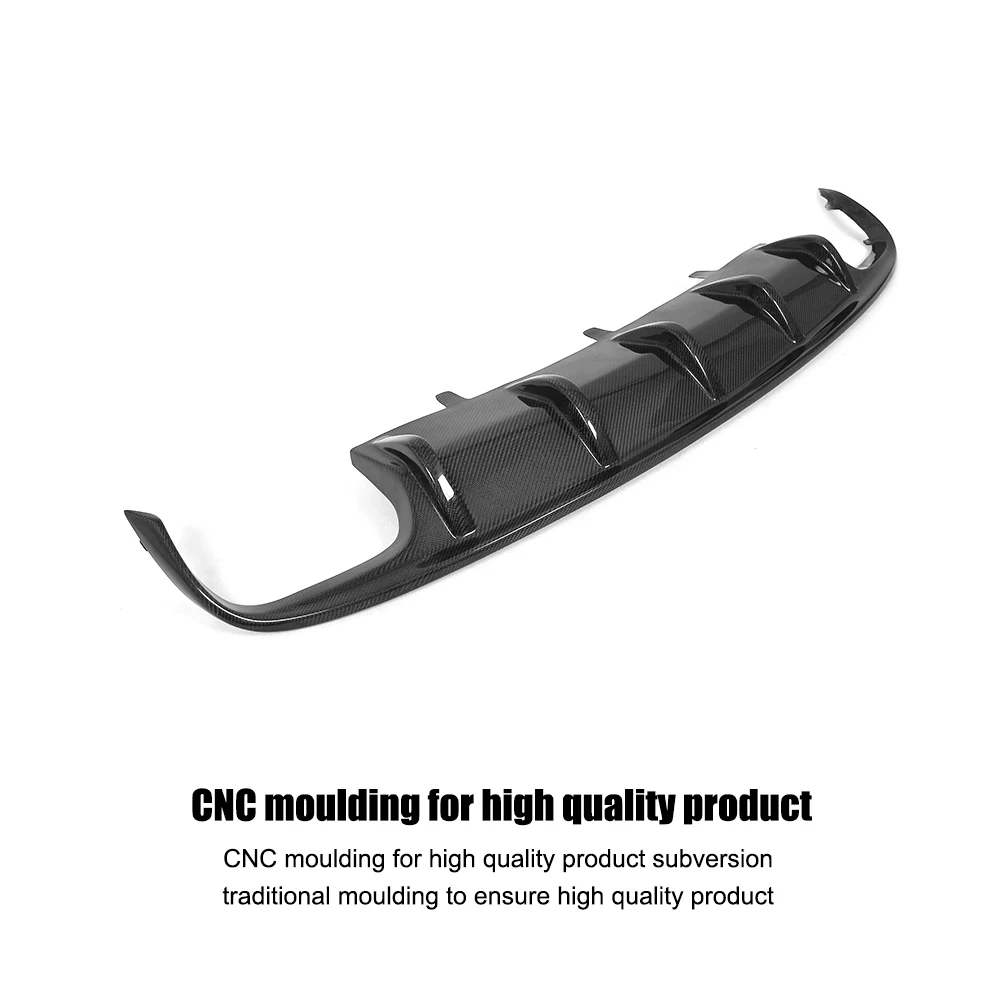 Автомобильный задний спойлер из углеродного волокна с наконечниками для