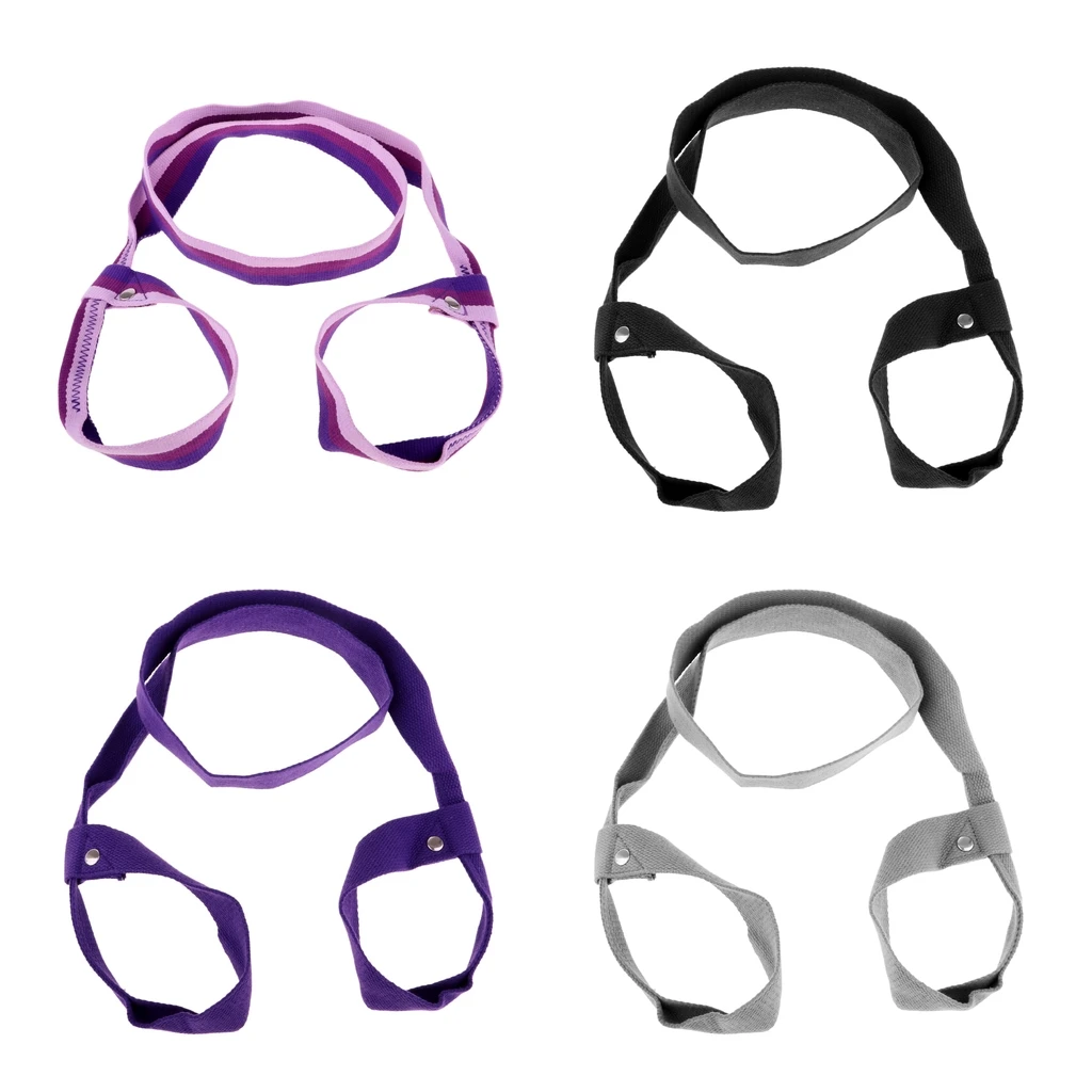 Регулируемый Коврик для йоги ремешок тренировки ног фитнеса растягивающие