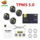 Оригинальная Автомобильная Bluetooth 5,0 система мониторинга давления в шинах сигнализация датчик давления в шинах для Andriod IOS водонепроницаемые автомобильные аксессуары