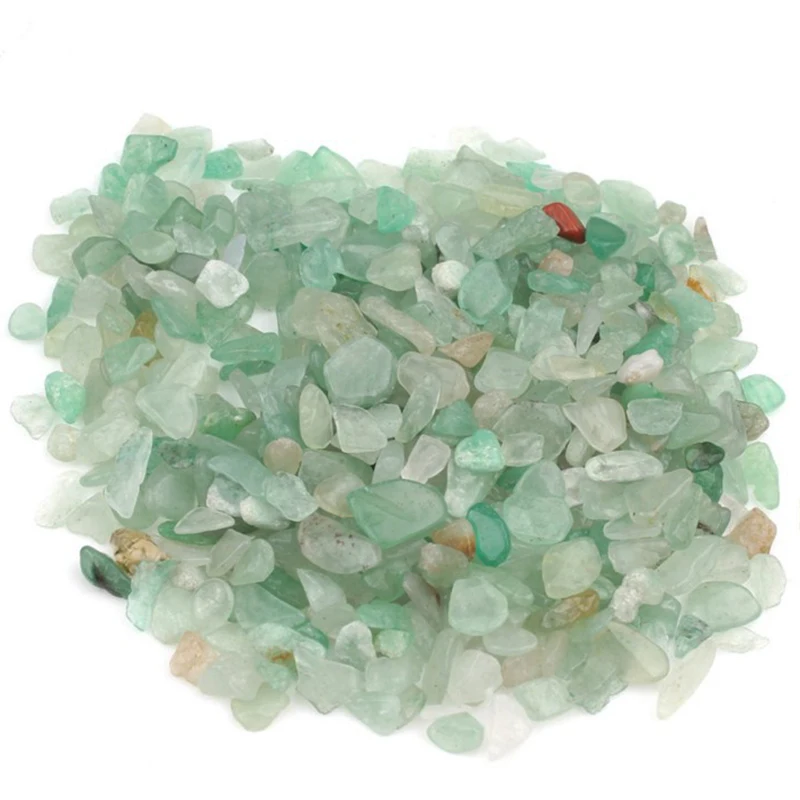 50 г натуральные зеленые зернистые камни бусины без отверстий крошечные